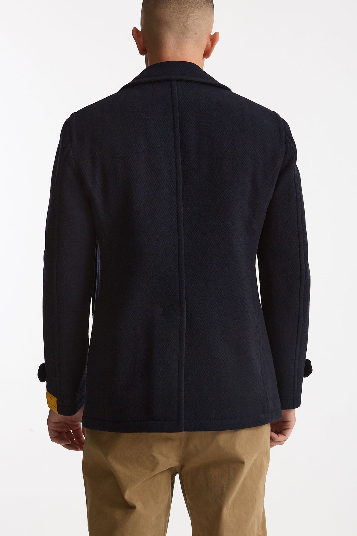 Peacoat in lana blu men Tagliatore - 4