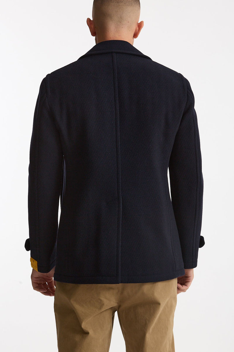 Peacoat in lana blu men Tagliatore - 4
