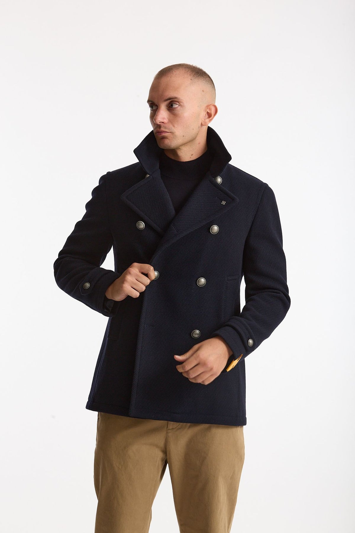 Peacoat in lana blu men Tagliatore - 1