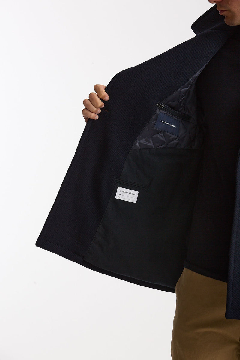 Peacoat in lana blu men Tagliatore - 9
