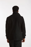 Peacoat in lana nero men Tagliatore - 4