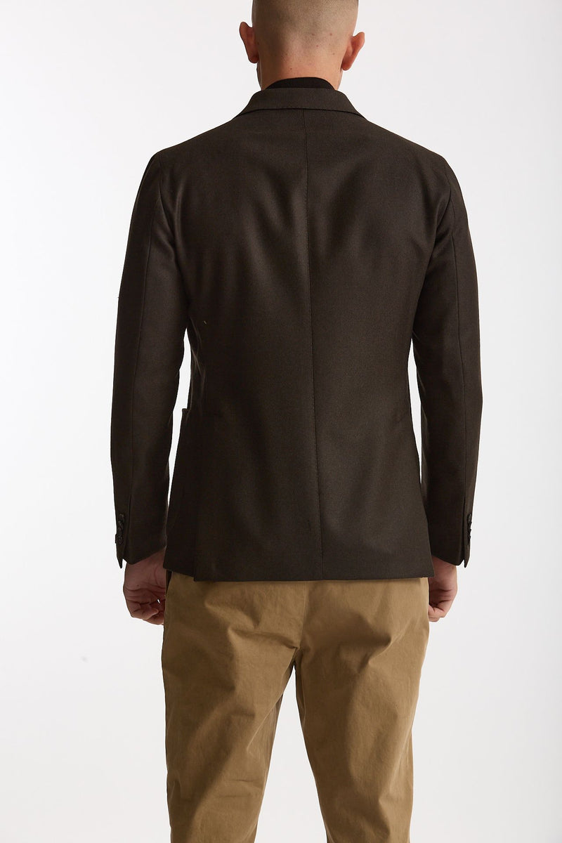 Giacca MONTECARLO doppio petto marrone men Tagliatore - 4