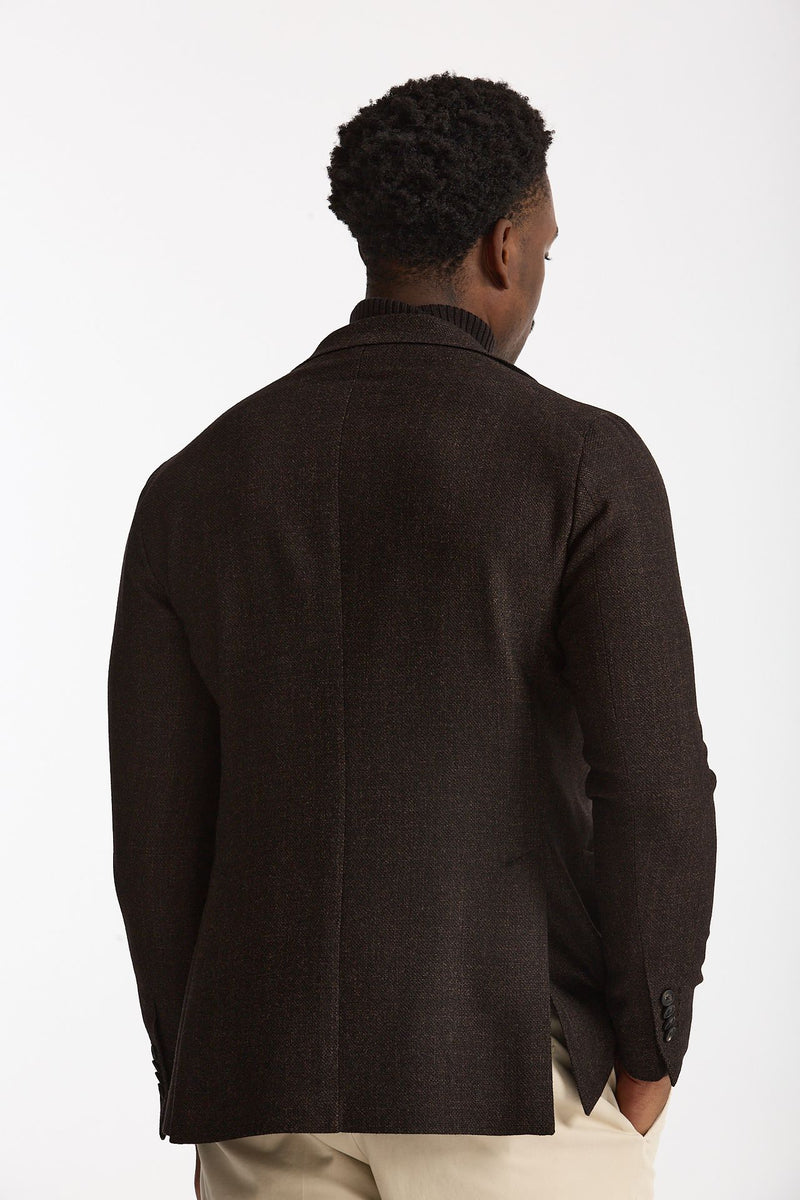 Giacca MONTECARLO monopetto marrone men Tagliatore - 4