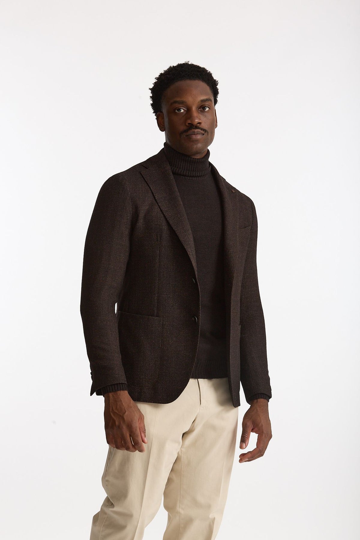 Giacca MONTECARLO monopetto marrone men Tagliatore - 1
