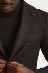 Giacca MONTECARLO monopetto marrone men Tagliatore - 5