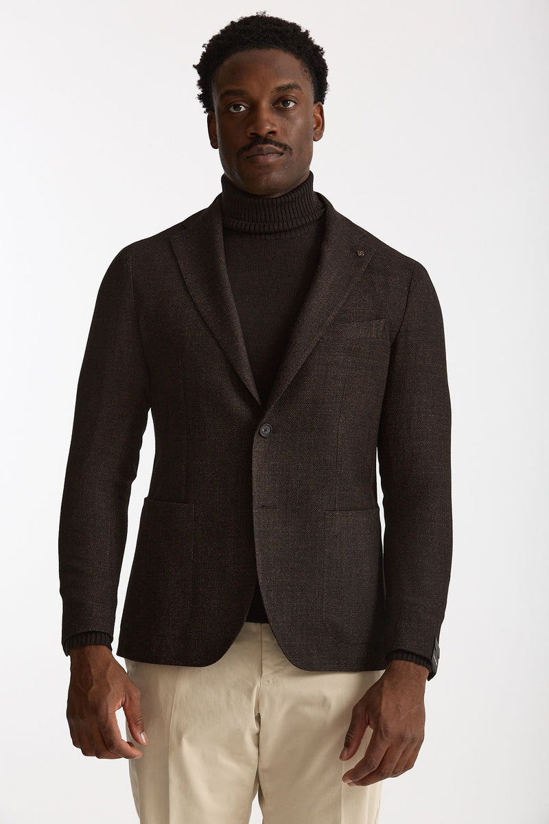 Giacca MONTECARLO monopetto marrone men Tagliatore - 6