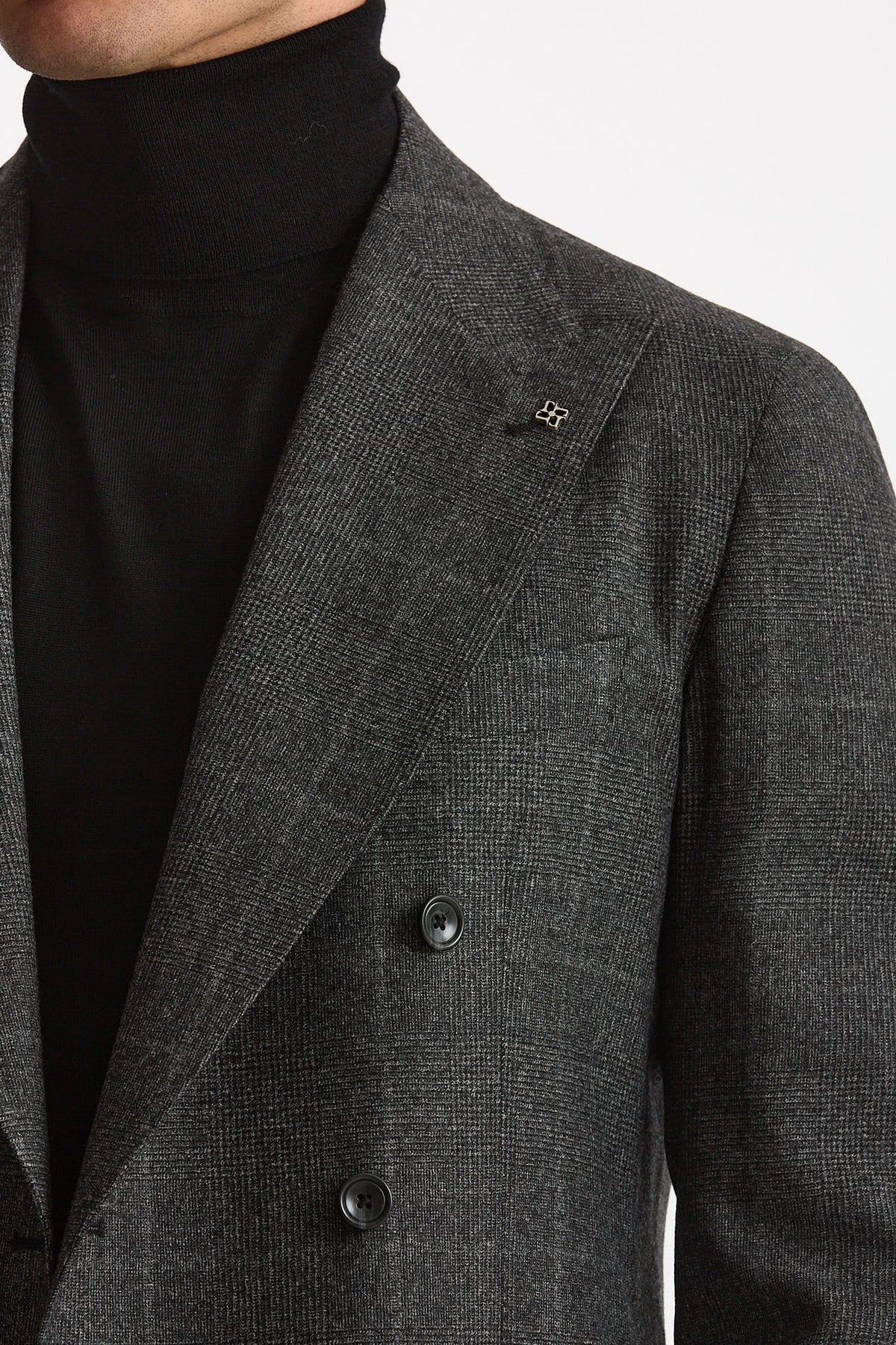 Abito MONTECARLO doppiopetto Galles grigio men Tagliatore - 7