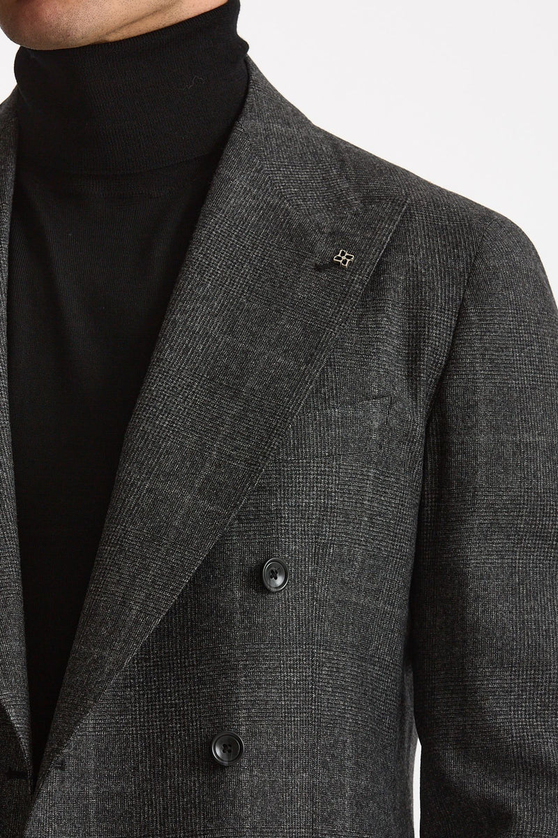 Abito MONTECARLO doppiopetto Galles grigio men Tagliatore - 7