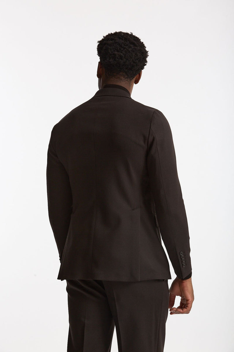 Abito PINO LERARIO monopetto  marrone men Tagliatore - 4