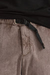Pantalone in velluto lavato stretch grigio men White sand - 6