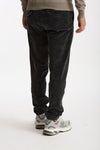 Pantalone in velluto lavato stretch nero men White sand - 5