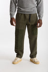 Pantalone Cotone fermo verde militare men White sand - 2