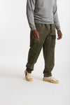 Pantalone Cotone fermo verde militare men White sand - 4