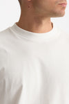 T-shirt manica lunga in cotone bianco men Woc - 5