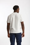 T-shirt girocollo in cotone bianco men Woc - 3