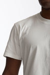 T-shirt girocollo in cotone bianco men Woc - 5