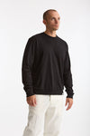 T-shirt manica lunga in cotone nero men Woc - 4
