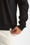T-shirt manica lunga in cotone nero men Woc - 5