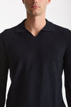 Maglia polo in lana blu men Zanone - 5