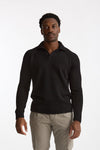 Maglia polo in lana nero men Zanone - 2