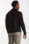 Maglia polo in lana nero men Zanone - 4
