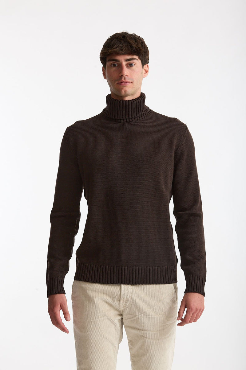 Dolcevita in lana marrone men Zanone - 2